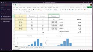 Eng Math Scenario 1 Central tendency Dispersion Histograms [upl. by Porett]