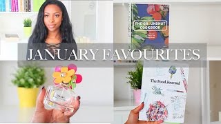 JANUARY FAVOURITES 2016  BOOKS FOOD SKINCARE [upl. by Nivert]