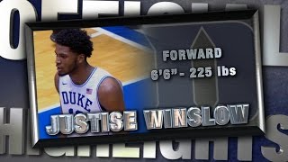 Duke Forward Justise Winslow  201415 Official Highlights [upl. by Vivian]