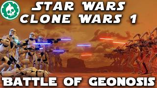 First Battle of Geonosis  Clone Wars  Star Wars Lore DOCUMENTARY [upl. by Arnelle636]