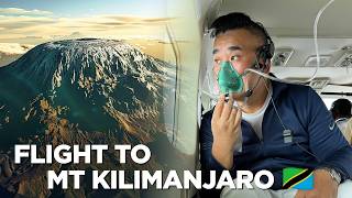 Unpressurized Flight over 20000ft  Mt Kilimanjaro  Air Tanzania [upl. by Monika785]