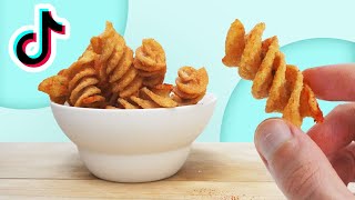 Faire des chips avec des pâtes — Recette TikTok [upl. by Etteniotnna]