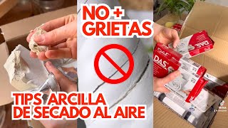 Tips para tus piezas de arcilla de secado al aire  AirDry clay tips [upl. by Andel]