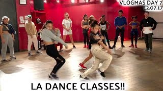 LA DANCE CLASSES VLOGMAS DAY 7  Nicole Laeno [upl. by Kordula27]