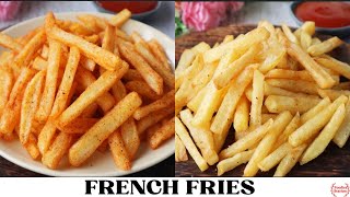 How to Make Crispy French Fries without Cornflour At Home Crispy Delicious Incredibly Easy [upl. by Disraeli]