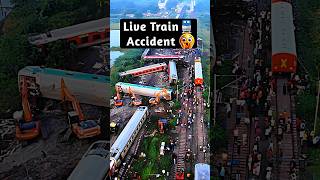 Indian live Train Accident accident shorts [upl. by Eiloj801]