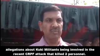 A radical Meitei journalist pressed Manipur security advisor [upl. by Boulanger40]