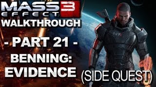 Mass Effect 3  Benning Evidence  Walkthrough Part 21 [upl. by Peih]