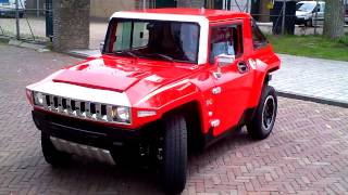 ECar Mini Hummer DEN HELDER 2 juli 2013 [upl. by Dlonra]