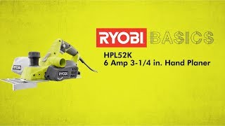 RYOBI BASICS Hand Planer [upl. by Yeknarf]