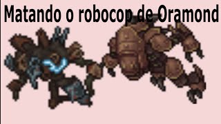 Tibia  Oramond matando os Rustheap Golem e Metal Gargoyle da entrada [upl. by Lleinad735]