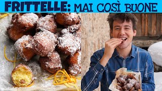 FRITTELLE DOLCI DI CARNEVALE mai mangiate così buone e soffici  ricetta facile  Davide Zambelli [upl. by Hannahsohs]