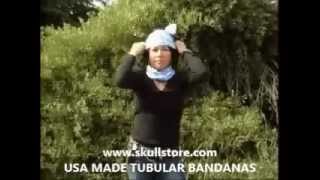 How To Use a Motley Tube Tubuar Bandana Buff Neck Gaiter [upl. by Sirromal]