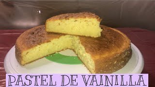 Receta de Pastel de Vainilla [upl. by Nitsirhc]