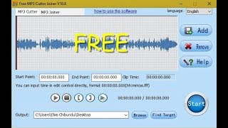 Best Free MP3 Cutter amp Joiner Software For PC [upl. by Nywra378]