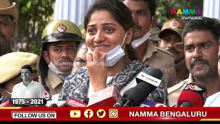 Rachita Ram Pays Last Respects To Puneeth Rajkumar  Rachita Ram Cries Remembering Puneeth Rajkumar [upl. by Nekcerb]