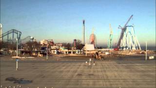 Cedar Point 2013 GateKeeper Construction Time Lapse Week 19 121012  121612 [upl. by Gefen]