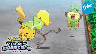 Viajes Maestros Pokémon  El poder de Grookey  Boing [upl. by Idnew]