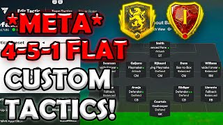 META 451 FLAT CUSTOM TACTICS IN FC 25 [upl. by Lenore]