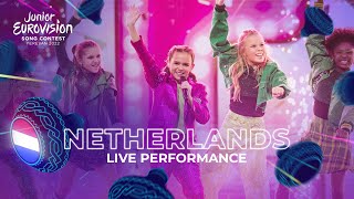 Luna  La Festa  LIVE  Netherlands 🇳🇱 Junior Eurovision 2022 [upl. by Lenoyl]