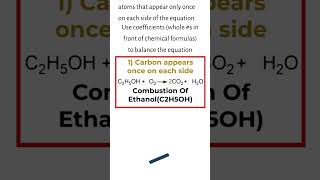 How You Balance A Chemical Equation [upl. by Kentiggerma137]