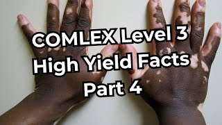 COMLEX Level 3 High Yield Facts Part 4 [upl. by Crelin]