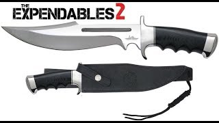 Expendables 2 Knife Review  Gil Hibben Legionnaire Bowie  Movie And TV Knives [upl. by Etnelav963]