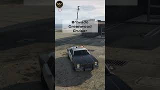 Bravado Greenwood Police Cruiser  GTA 5 Online gta gtaonline gtacars shorts [upl. by Neffets693]