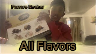 Ferrero Rocher All 6 Chocolates TASTE TEST [upl. by Franza821]