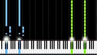 HOW TO PLAY quotIce Ice Babyquot  Vanilla Ice  HARD Piano Tutorial Synthesia [upl. by Enaelem]