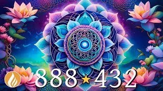 Quantum Manifestation 432 Hz ⭐ 888 Hz High Vibrational Frequency for Abundance [upl. by Nolahc612]