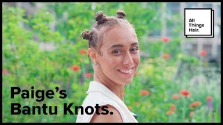 How to create bantu knots  All Things Hair [upl. by Elagiba379]