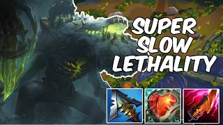 SUPER SLOWING LETHALITY CHO GATH MID LANE [upl. by Adnohsad]