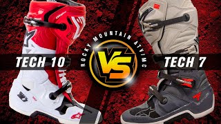 Alpinestars Tech 10 vs Tech 7  Which Motocross Boot is Best For You [upl. by Siuol110]