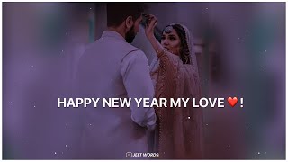 Jese Hi Naya Saal Aaye❤️ New Year 2024 Status 🌹 New Year Love Whatsapp Status 😘 [upl. by Andria143]