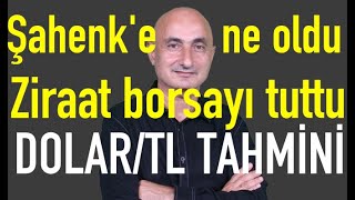 Şahenke ne oldu  Borsayı zor günde Ziraat tuttu  Morgan Stanley dolarTL tahmini [upl. by Wilmar999]