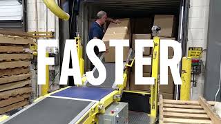 Destuffit™ Makes Container Unloading Faster amp Safer [upl. by Ahsinert307]