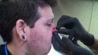 2g biopsy punch nose piercing [upl. by Malvie50]