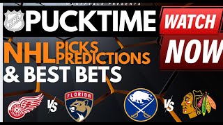 NHL Predictions Picks amp Odds  Red Wings vs Panthers  Canadiens vs Devils  PuckTime Jan 17 [upl. by Cock]