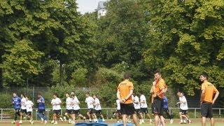 Primer entrenamiento del Valencia CF en el stage de Alemania [upl. by Elleiand]