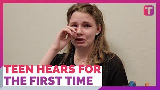 Emotional Moment Teen Hears For First Time With Cochlear Implants [upl. by Enneiviv]