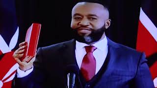 HON ALI HASSAN JOHO TAKING AN OATH OF OFFICE AS THE CS FOR MINING AND BLUE ECONOMY [upl. by Belen]