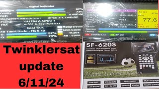 Twinklersat SF620s New Update dishtips satfinder [upl. by Lokin]