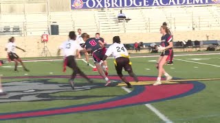 Oxbridge Academy flag football team shut out by Atlantic [upl. by Belia170]