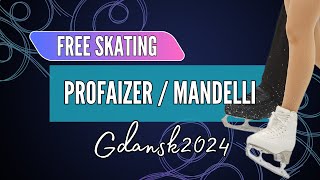 Elisabetta PROFAIZER  Matteo Libasse MANDELLI ITA  Junior Pairs Free Skating  Gdansk 2024 [upl. by Cyril728]