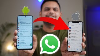 Transfer WhatsApp Data from Android to iPhone 2024 [upl. by Anwahsar426]