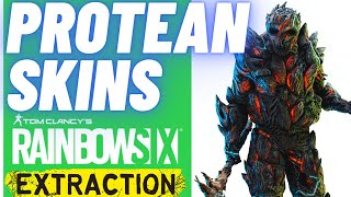 How to unlock Protean Skins Weapon Skins and Chibis  Rainbow Six Extraction Rare Skins [upl. by Sihon]