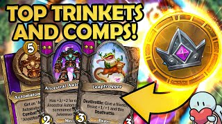 BEST Trinkets and Comps for Season 8 Battlegrounds  Hearthstone Battlegrounds [upl. by Higley]