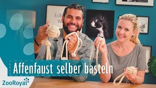 DIY Hundespielzeug Affenfaust selber basteln  Rund um den Hund mit Masih Samin  ZooRoyal [upl. by Allez956]