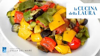 come fare la PEPERONATA  La Cucina della Laura [upl. by Aile]